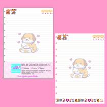 Refil Para Caderno de Disco Sistema Inteligente Amor Infinito Cadernos - Pet Love