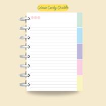 Refil Para Caderno de Disco Sistema Inteligente Chiclete Refil Para Caderno de Disco Sistema Inteligente Chiclete