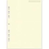 Refil para caderno Ótima ultra pontilhado amarelo 50 folhas