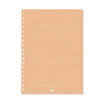 Refil Para Caderno Smart Universitário Laranja Dac Com 48 Folhas Reposicionáveis Material Escolar