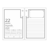 Refil para Calendário de Mesa 2026 Redoma MOD 501 Refil para Calendário de Mesa 2026 Redoma MOD 501