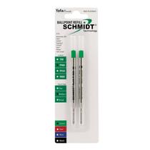 Refil para caneta esferográfica SCHMIDT P900 ponta média verde 2 unidades Refil para caneta esferográfica SCHMIDT P900 ponta média verde 2 unidades