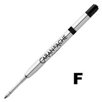 Refil Para Caneta RollerBall Caran d'Ache F Preta