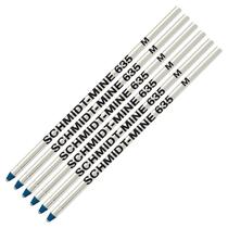 Refil para caneta SCHMIDT 635 Mini tinta azul pacote com 6 Refil para caneta SCHMIDT 635 Mini tinta azul pacote com 6