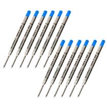 Refil para caneta Schmidt P900 ponta fina tinta azul pacote com 12 Refil para caneta Schmidt P900 ponta fina tinta azul pacote com 12