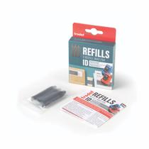 Refil Para Carimbo Trodat Id Protector Cor Preto Embalagem com 3 unidades