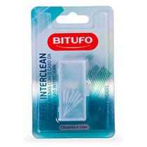 Refil para Escova de Dente Bitufo Interclean Cilíndrico 3 milímetros 6 unidades