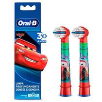 Refil Para Escova De Dente Elétrica Oral-b Disney Carros 2 Unidades