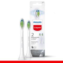 Refil para Escova de Dente Elétrica Philips Colgate Branqueadora 2 Unidades