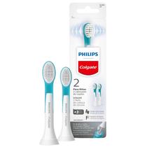 Refil para Escova de Dente Elétrica Philips Colgate SonicPro Infantil 2 Recargas