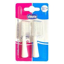 Refil para Escova de Dentes Chicco Elétrica 2 Unidades (3+)