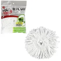 Refil Para Esfregao Mop Giratorio De Microfibra Spin 360º