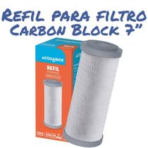 Refil Para Filtro Acquabios Block 7 Carvão Ativado POU