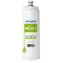 Refil Para Filtro Purificador de Água Compatível Com Filtros IBBL Pré AB+3 Acquabios