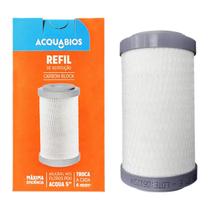 Refil para filtros e puarificadores carbon block 5 acquabios