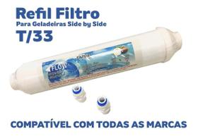 Refil para geladeiras side by side externo - t33