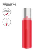 Refil Para Marcador Permanente 3,5ml Vermelho 12 unidades Keep - MR016