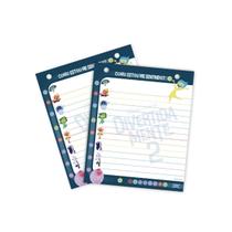 Refil para Mini Ficheiro Divertida Mente com 80 Folhas DAC