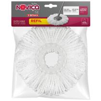 Refil para Mop Compacto de Microfibra Noviça Bettanin BT1393R Não Solta Fiapos