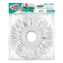 Refil Para Mop Giratorio Pró Flash Limp 100% Em Microfibra