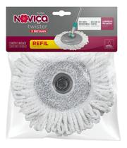 Refil Para Mop Noviça Twister Microfibra Branco Bettanin