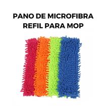 Refil Para Mop Pano Microfriba Esfregão Rodo DIVERSAS CORES - Top House