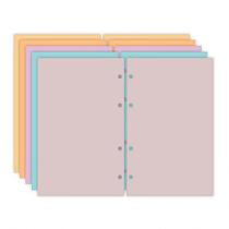 Refil para planner Ótima MAXI colorido liso com 20folhas