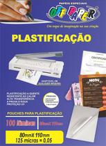 Refil Para Plastificação Off Paper Rg C/100 Fls Laminação