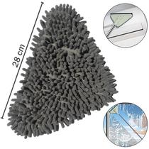 Refil Para Rodo Limpa Vidros Triangular Microfibra Chenille Refil Para Rodo Limpa Vidros Triangular Microfibra Chenille