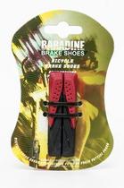 Refil para sapata de freio Baradine 959VC XTR - 72 mm preto e vermelho