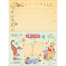 Refil para Tilidisco Universitário Pooh 50 Folhas 90 Gramas