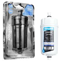 Refil Para Torneira Com Filtro Purificador de Água Blindado Tripla Filtragem Acqua Premium Original Acquabios