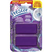 Refil Pastilha Bloco Reposição 30g Detergente Sanitário Odorizante Com 2 Blocos Novo Frescor Odor:Lavanda Refil Pastilha Bloco Reposição 30g Detergente Sanitário Odorizante Com 2 Blocos Novo Frescor Odor:Lavanda