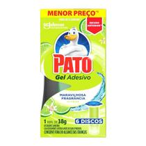 Refil Pato Gel Adesivo Citrus com 6 Discos 38g Refil Pato Gel Adesivo Citrus com 6 Discos 38g