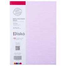 Refil Pautado Disko Rosa C/50 Fls G 290X210Cm