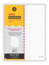 Refil Pautado P/Cadernos de Discos C/50Fls - Abyara Graf