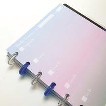 Refil Pequeno Planner Semanal - Colors - Caderno de Disco - OCTO