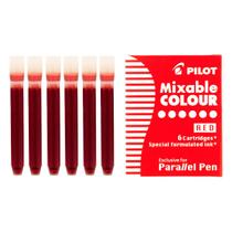 Refil PILOT 6 cartucho Mixable Colour p/ Tinteiro Parallel