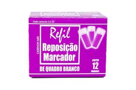 Refil Pincel Marcador Quadro Branco Vboard Master 12Un Vio
