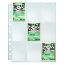 Refil Plástico Para Álbum de Cards 10F 9 Bolsos Refil Plástico Para Álbum de Cards 10F 9 Bolsos