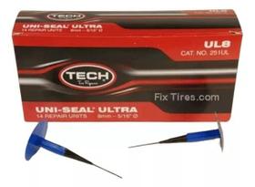 Refil Plug Mc 08 8mm Conserto Pneu S/câmara - Tech - 14 Pcs Refil Plug Mc 08 8mm Conserto Pneu S/câmara - Tech - 14 Pcs