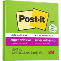 Refil Porta Bloco de Notas Adesivas Reposicionáveis Post-it 76x76 mm - 90 Folhas - 3M - VERDE LIMEADE Refil Porta Bloco de Notas Adesivas Reposicionáveis Post-it 76x76 mm - 90 Folhas - 3M - VERDE LIMEADE