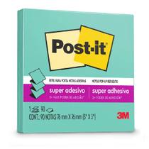 Refil Post-it Pop Up 90 Fls 76x76 mm Azul Aqua Splash - 3M