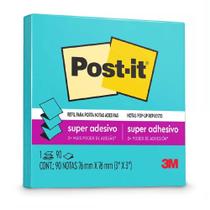 Refil Post-it Pop Up 90 Fls 76x76 Mm Azul Céu - 3m