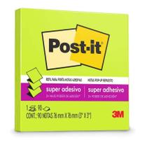 Refil Post-it Pop Up 90 Fls 76x76 Mm Limeade - 3m