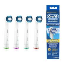 Refil Precision Clean Oral-b Com 4 Unidades - Para Escovas Elétricas Oral-b / Braun