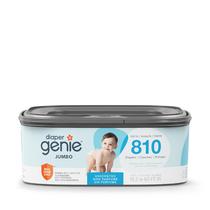 Refil quadrado Diaper Genie Jumbo para 810 fraldas para recém-nascidos