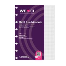 Refil Quadriculado A5 90g Caderno Inteligente Refil Quadriculado A5 90g Caderno Inteligente