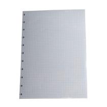 Refil Quadriculado Caderno Inteligente Grande Branco 90g com 50 folhas