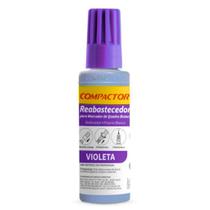 Refil Reabastecedor Tinta Compactor 30ml para Marcador de Quadro Branco - Violeta Refil Reabastecedor Tinta Compactor 30ml para Marcador de Quadro Branco - Violeta
